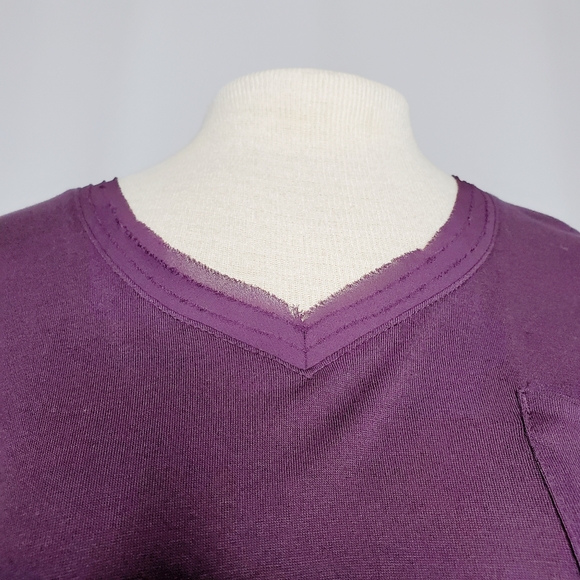 Purple Merona Long Sleeve Pocket Tee - Sz S (EUC) - Picture 2 of 11